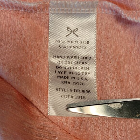 Everly Fit & Flare Dress Size S Bow Back Detail Stretch Country Girl Feminine - Picture 10 of 10